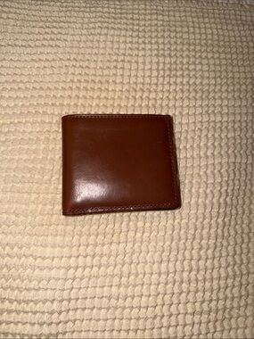 J. Crew Brown Leather Bifold Wallet